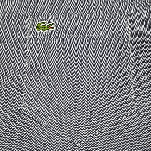 Lacoste Men’s Oxford Button-Down Shirt – Classic Blue - Picture 3 of 7